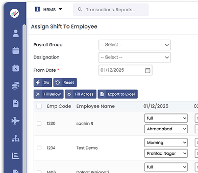 Attendance & Shift Management